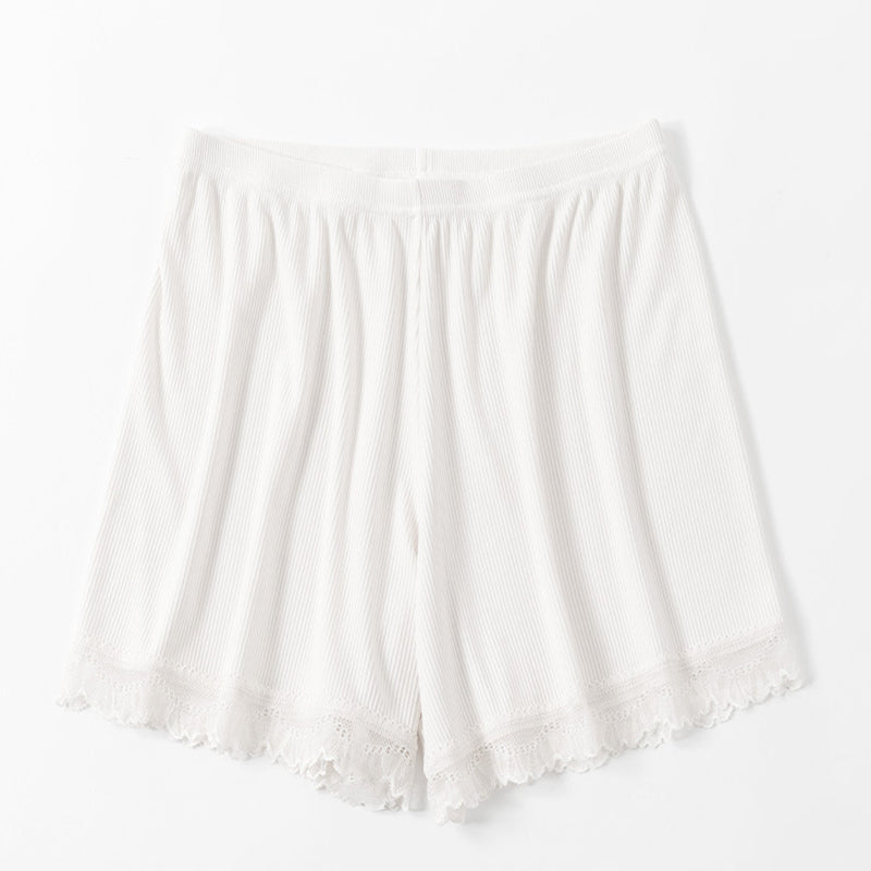 Women Casual Lace Patchwork Homewear Shorts