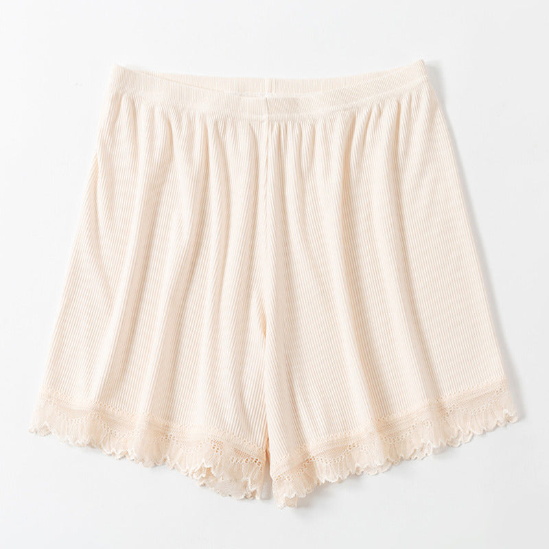 Women Casual Lace Patchwork Homewear Shorts
