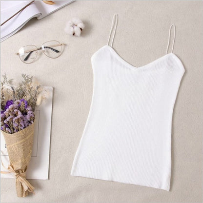 Camisola informal de punto de color liso para mujer