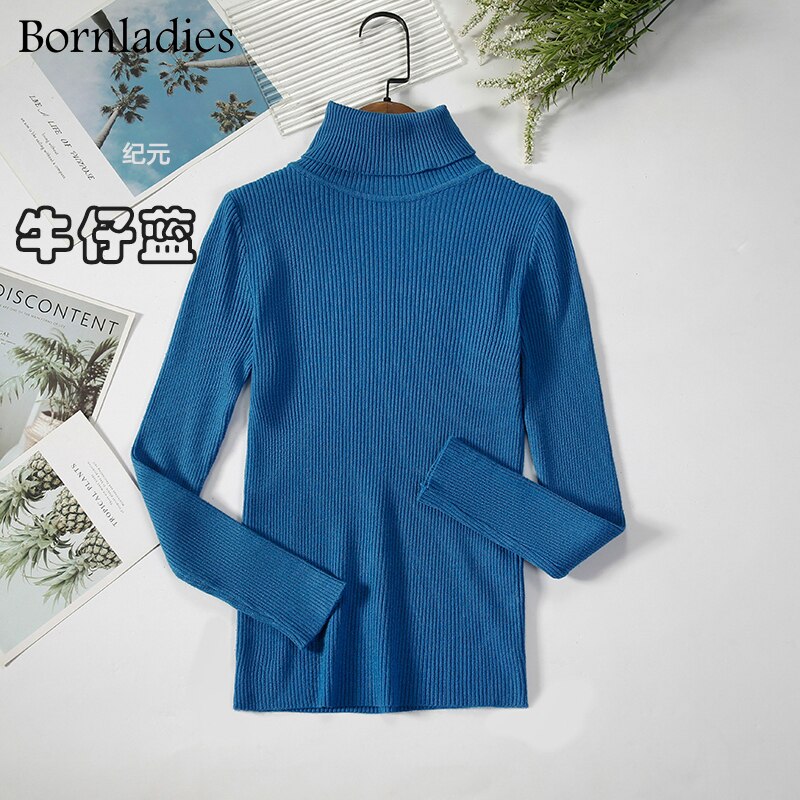 DressBetty - Basic Turtleneck Knitted Top