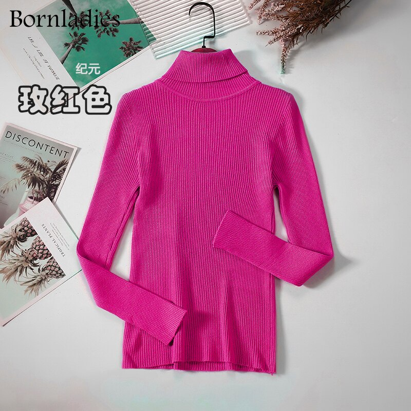 DressBetty - Basic Turtleneck Knitted Top