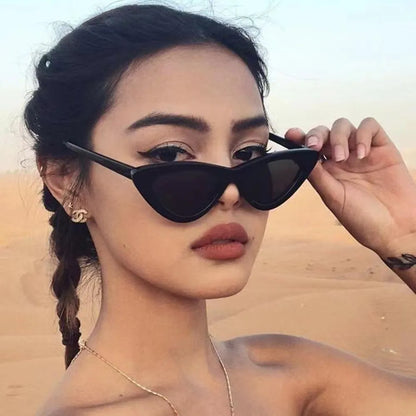 Triangle Personality Travel Eyewear Small Frame Goggles Sunglasses