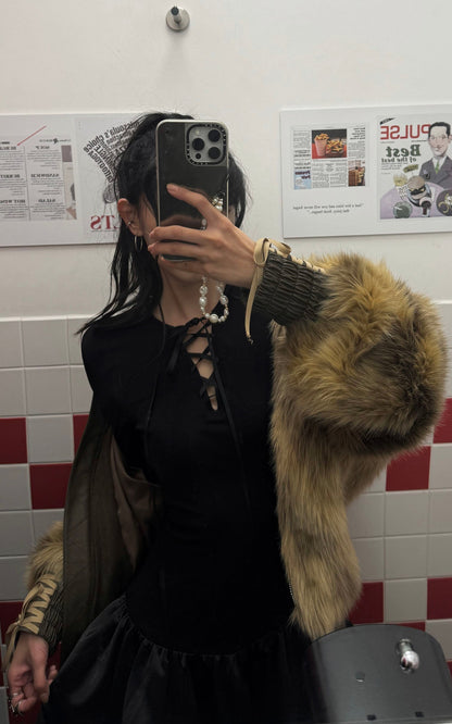 Puff Hem Dress