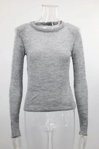 Perspective Elegant Soft O Neck Sweater