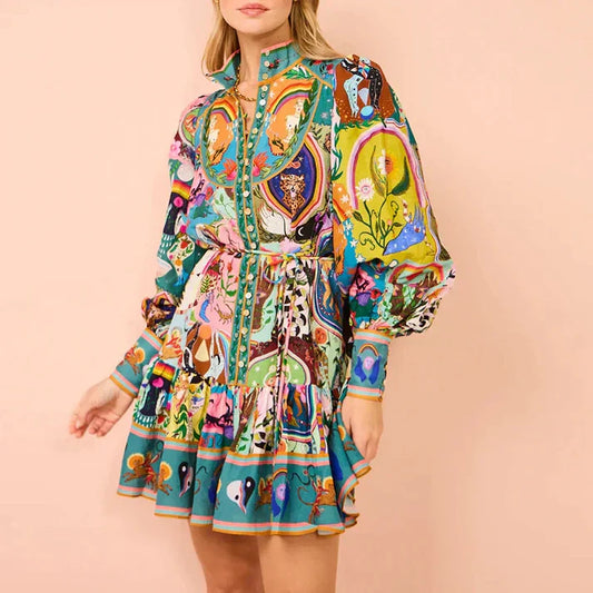 Minivestido elegante de manga larga | Ideal para el día a día