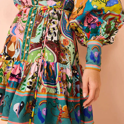 Minivestido elegante de manga larga | Ideal para el día a día