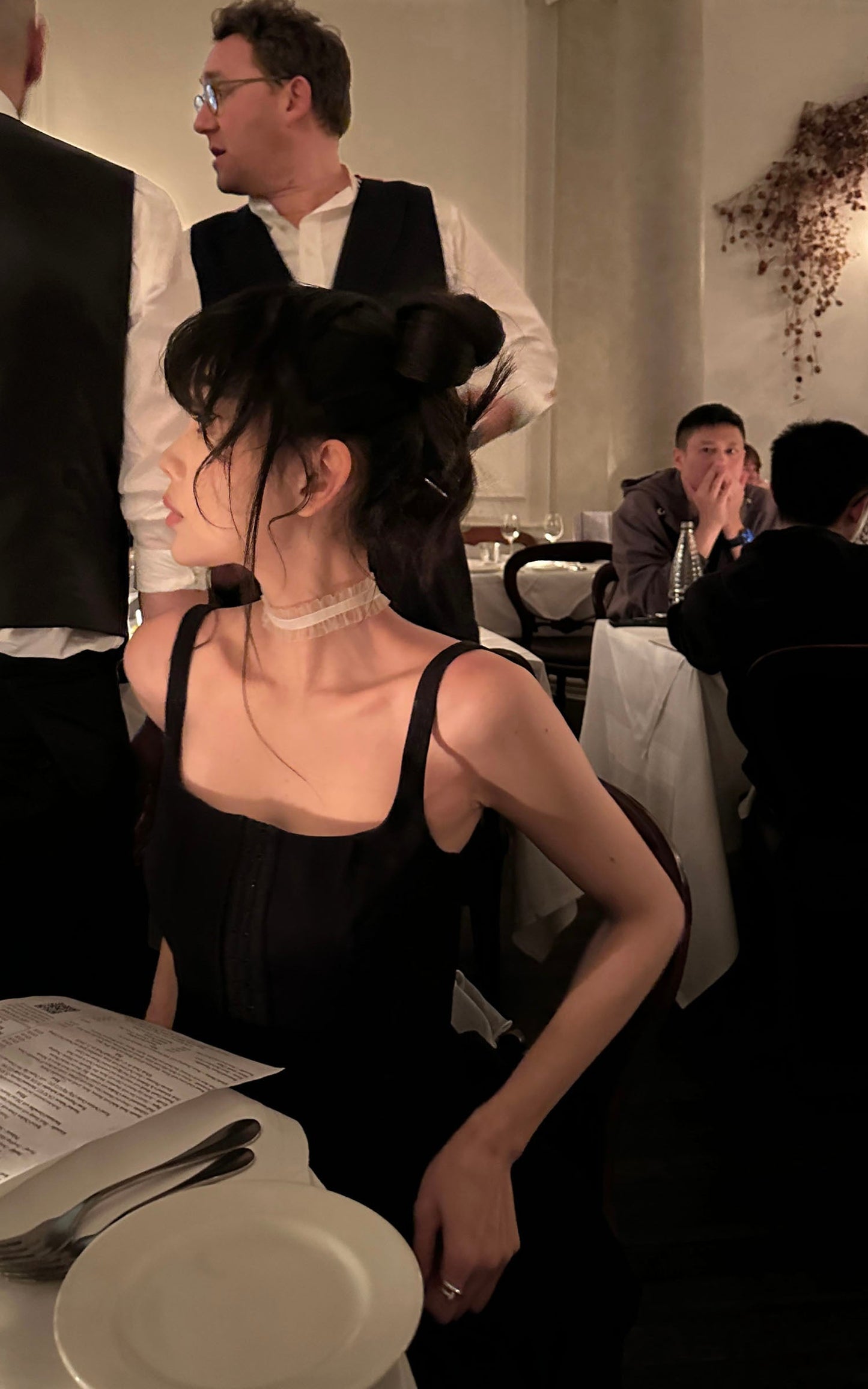 French-Inspired Corset Puff Dress