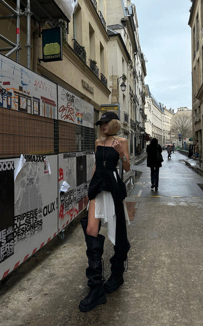 Asymmetric Tube Dress