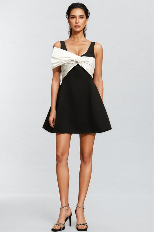 Deirdre Sleeveless Bow Mini Dress