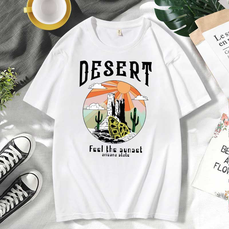 Camiseta informal de algodón con estampado de letras para hombre y mujer, talla grande, manga corta y cuello redondo