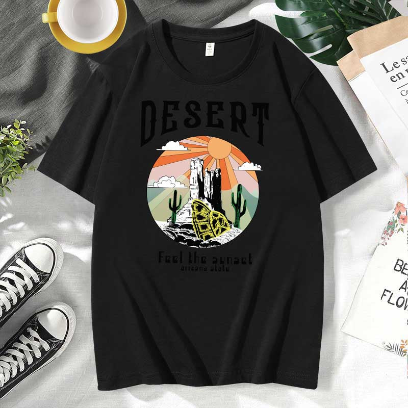 Camiseta informal de algodón con estampado de letras para hombre y mujer, talla grande, manga corta y cuello redondo