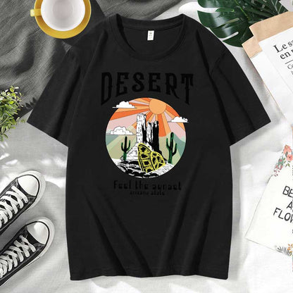 Camiseta informal de algodón con estampado de letras para hombre y mujer, talla grande, manga corta y cuello redondo
