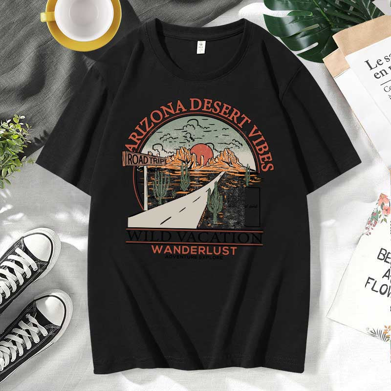 Camiseta informal de algodón con estampado de letras para hombre y mujer, talla grande, manga corta y cuello redondo