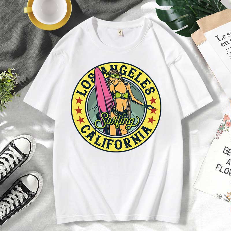 Camiseta informal de algodón con estampado de letras para hombre y mujer, talla grande, manga corta y cuello redondo