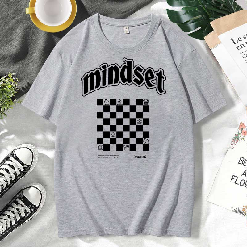 Camiseta informal de algodón con estampado de letras para hombre y mujer, talla grande, manga corta y cuello redondo