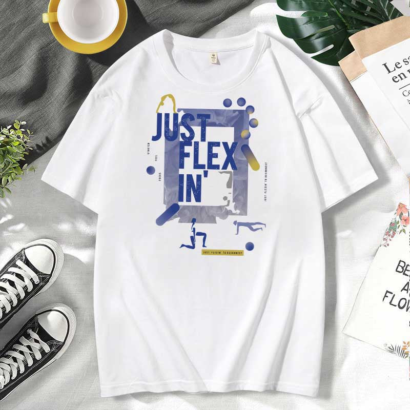 Camiseta informal de algodón con estampado de letras para hombre y mujer, talla grande, manga corta y cuello redondo