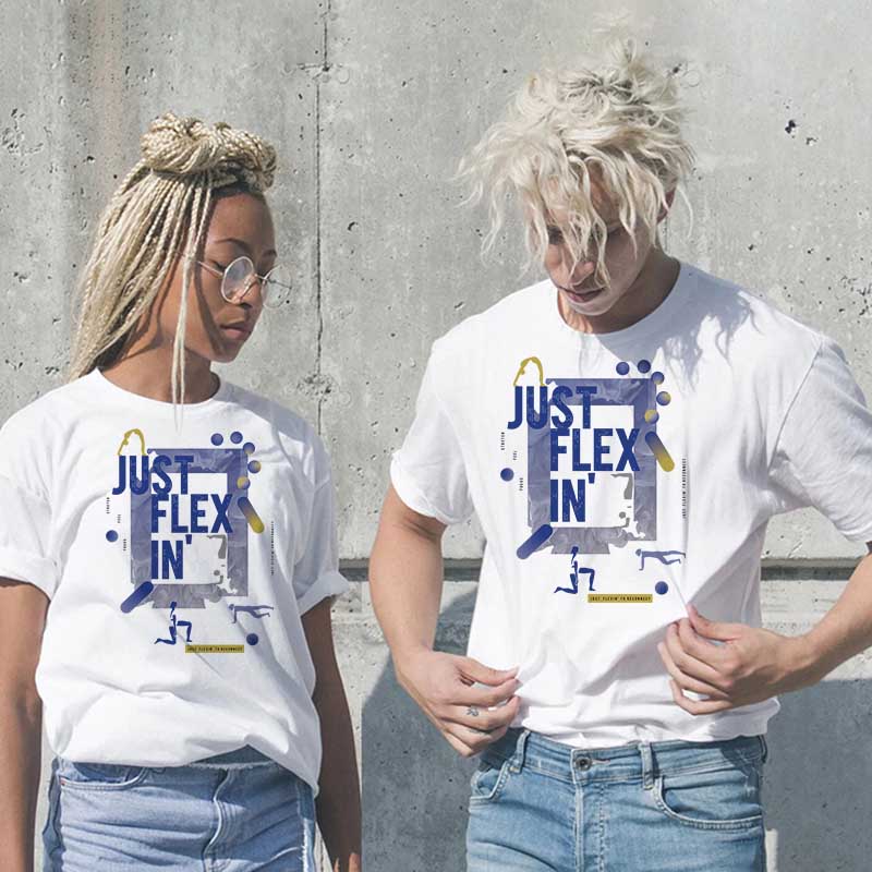 Camiseta informal de algodón con estampado de letras para hombre y mujer, talla grande, manga corta y cuello redondo