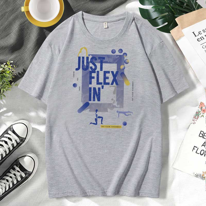 Camiseta informal de algodón con estampado de letras para hombre y mujer, talla grande, manga corta y cuello redondo