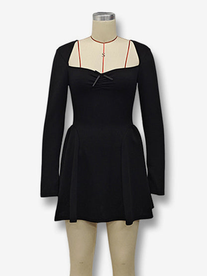 Sexy Mini Dress Long Sleeve A-Line Dress For Women 2026