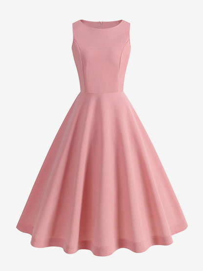 Chic Fitted Pink Gown With A Line Skirt Perfect For Summer Events