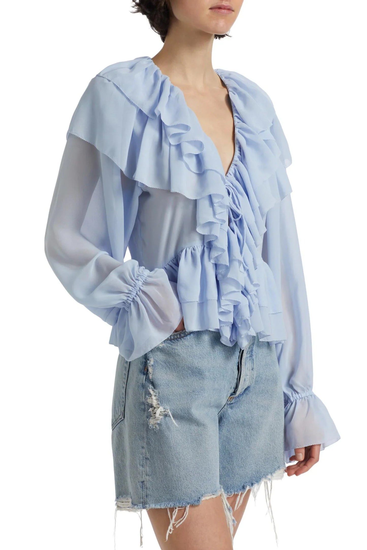 Camisa con volantes Soraya 