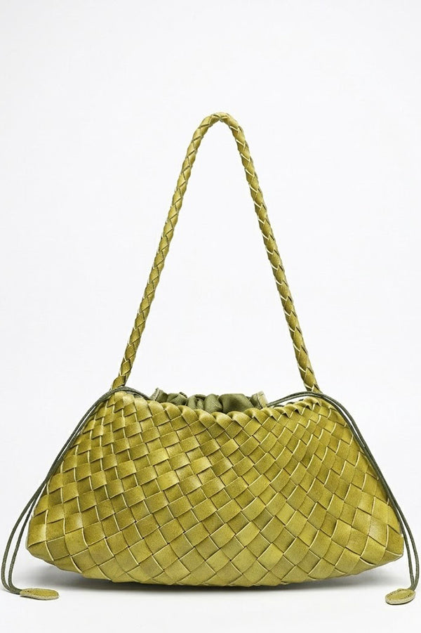 Hand-woven Vintage-style Underarm Shoulder Bag