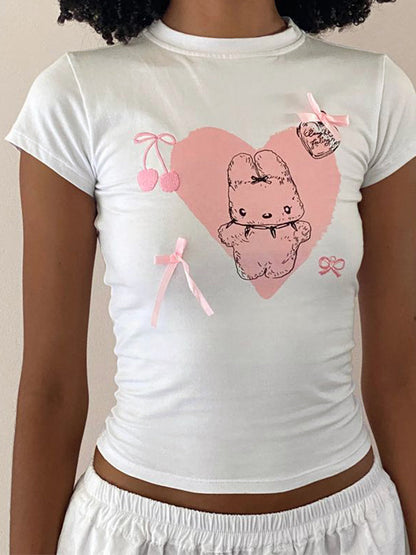 Love Print Short Sleeve Tee