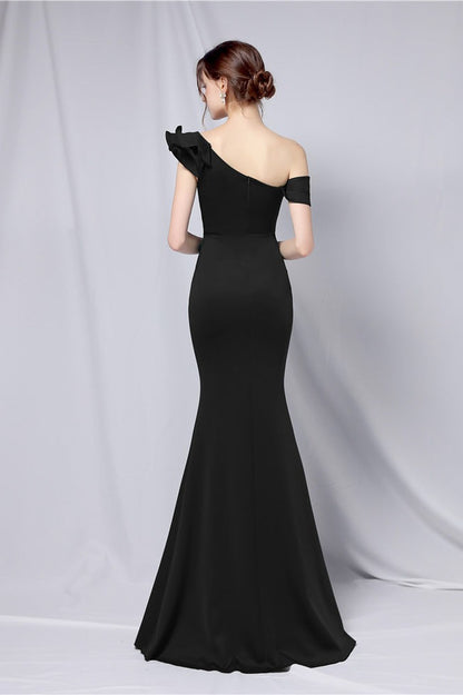 Off Shoulder Mermaid Maxi Party Dress