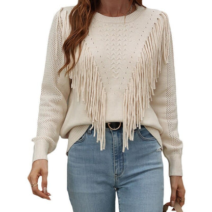 Natalie - Suéter con borlas - Chic - Ideal para otoño