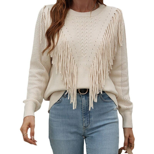 Natalie - Suéter con borlas - Chic - Ideal para otoño
