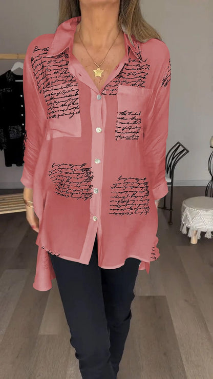 Mabel - Long-sleeved polo - Chic - Modern Style - Great for Casual Days