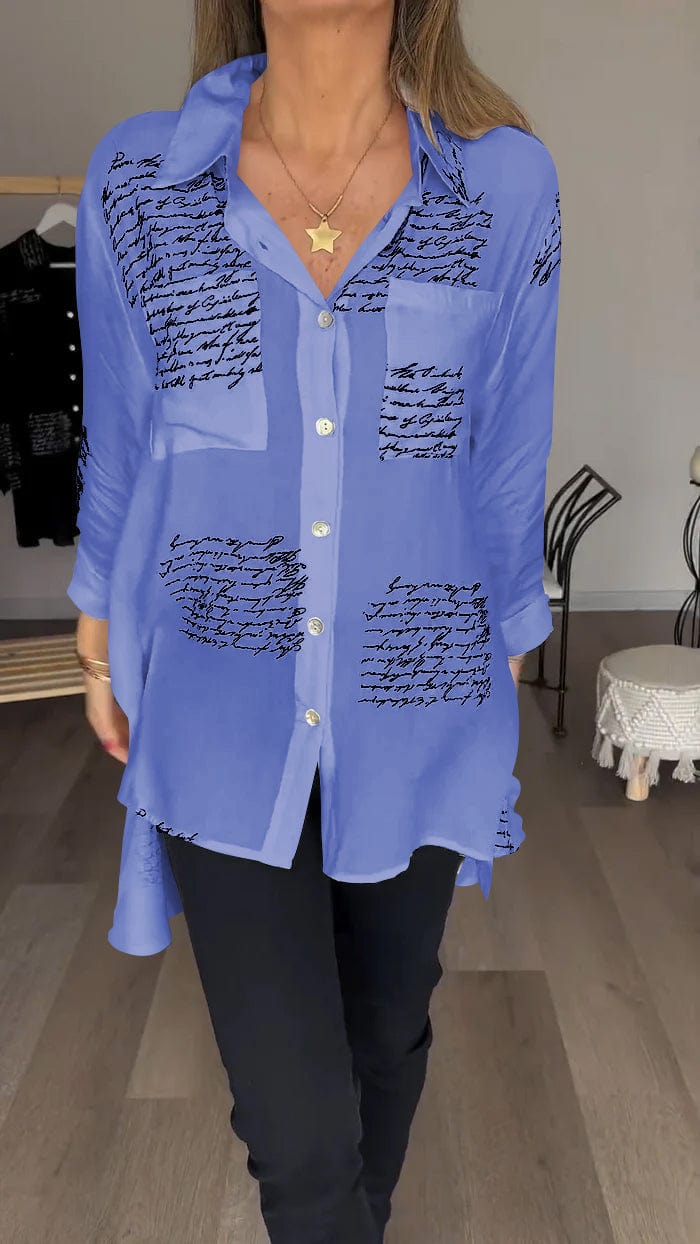 Mabel - Long-sleeved polo - Chic - Modern Style - Great for Casual Days