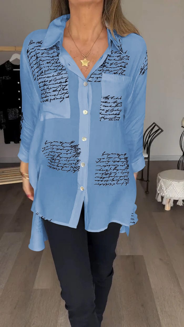 Mabel - Long-sleeved polo - Chic - Modern Style - Great for Casual Days