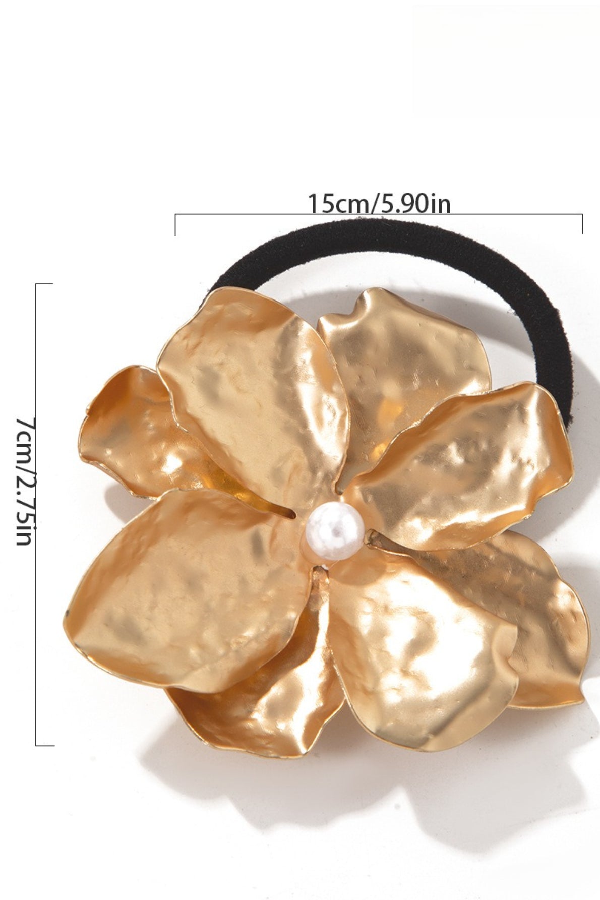 Floral Design Alloy Hair Cuff