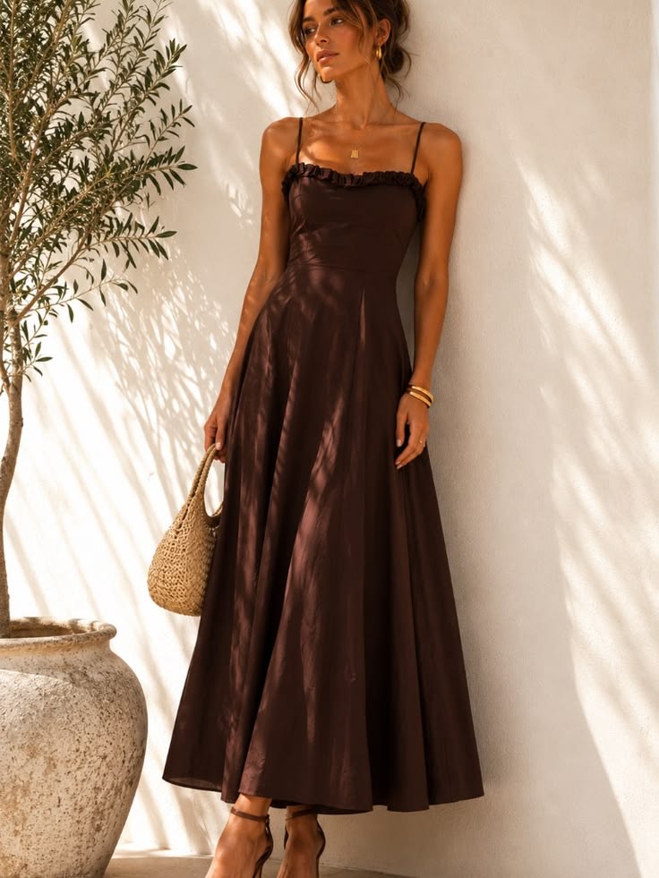 Alicia Navy Midi Dress