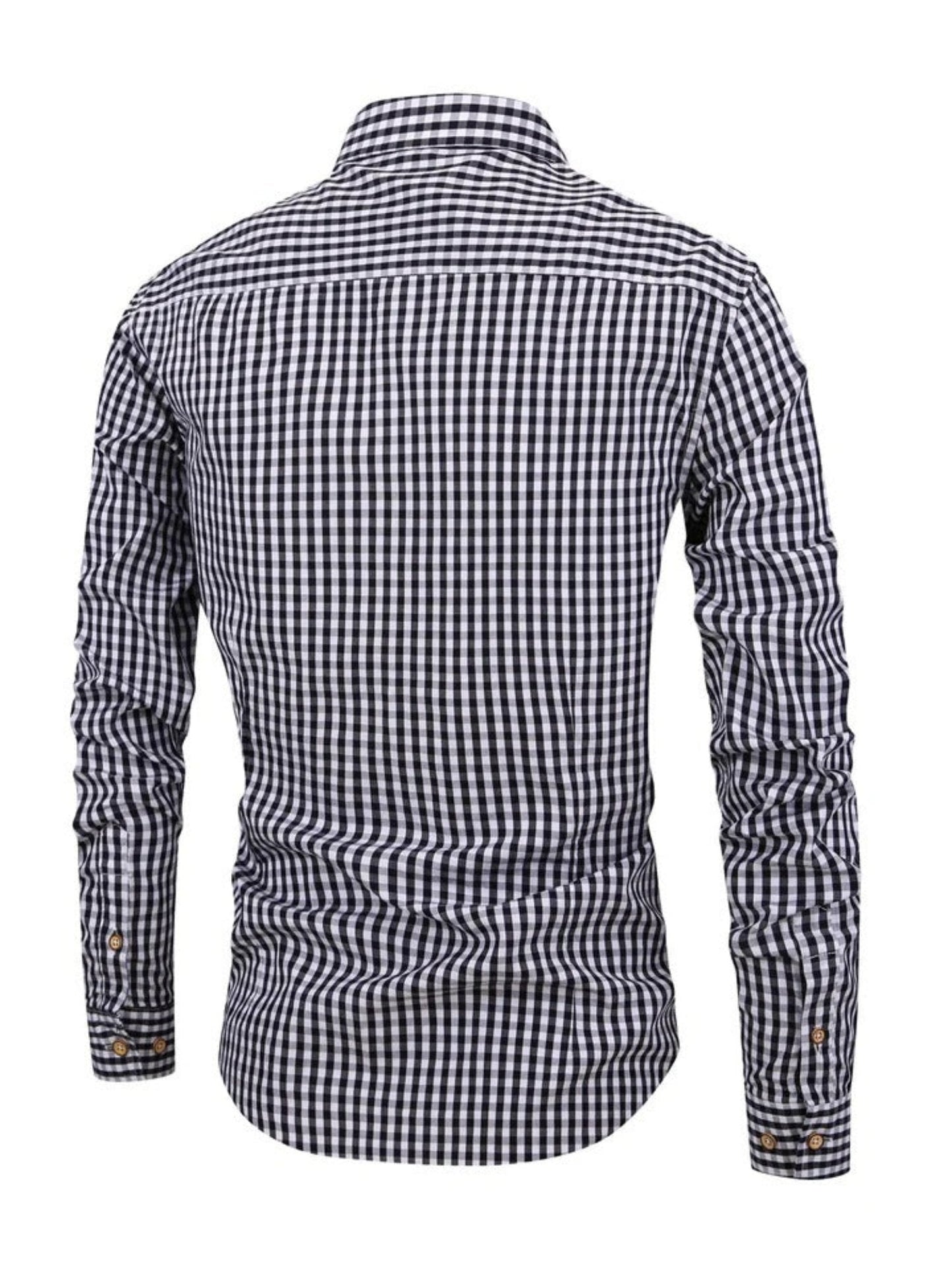Walker - Camisa de cuadros de manga larga - Clásica - Tendencia - Ideal para otoño