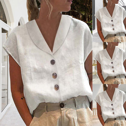 Joane - Camisa de mujer - Casual - Estilo formal ligero - Ideal para fiestas