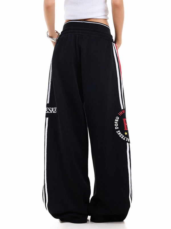 Retro Hot Girl Print Sweatpants