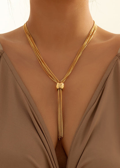 Sorelle - Multi-Strand Gold Drop Necklace