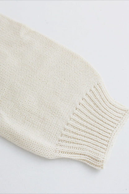 Bear Embroidery Short Cardigan