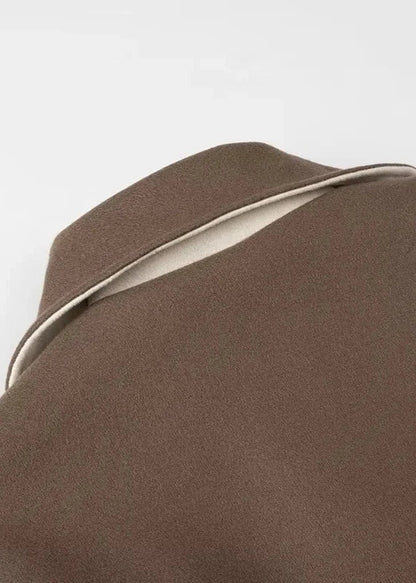 Long Style Woolen Coat for Women - Timeless Comfort & Versatility
