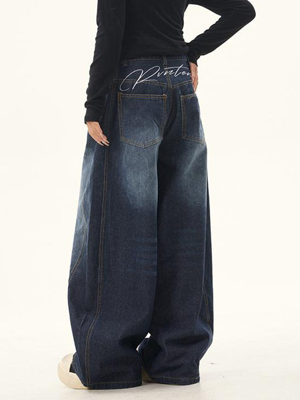 Oversize Structured Scimitar Jeans