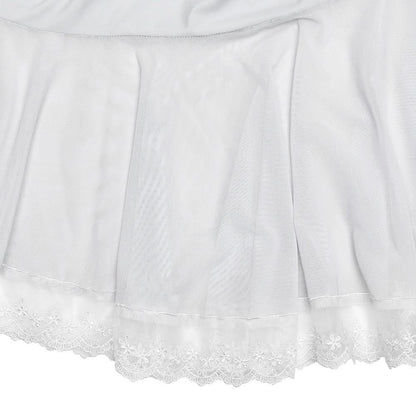 Irregular lace hem self tie tube midi dress  | Festival Outfits Women