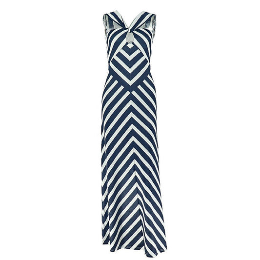 Zebra print hollow out cut out maxi dress  | Festival Outfits Women