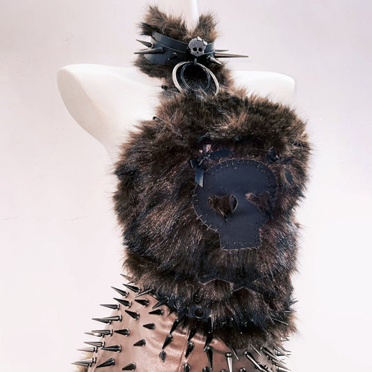 Fluffy bowknot halter backless tube top | Festival Outfits Women