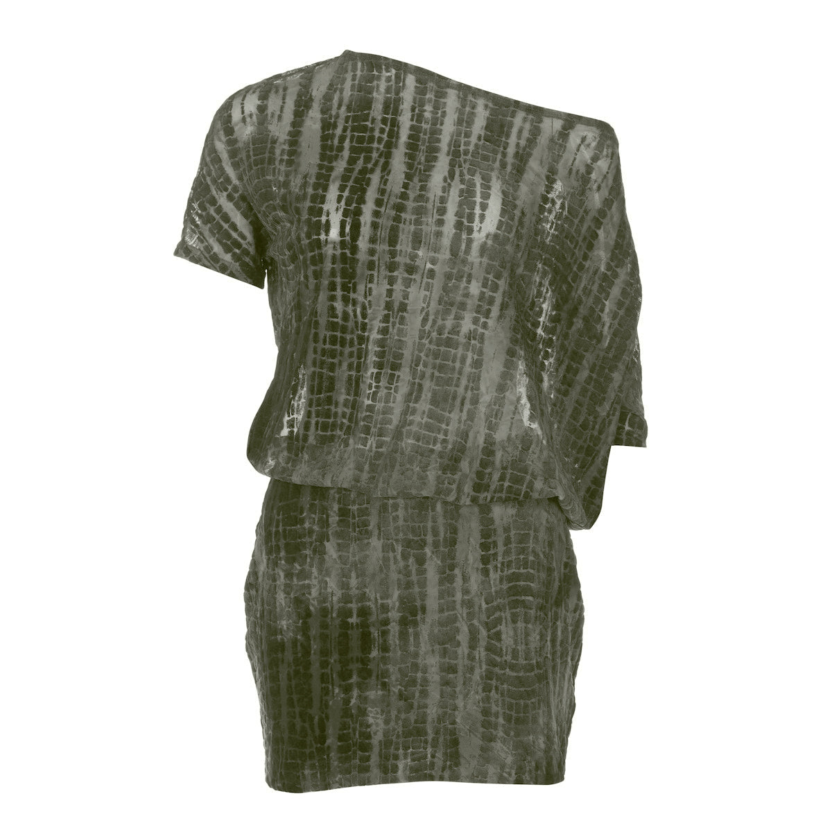 Short sleeve self tie irregular backless mini dress  | Festival Outfits Women