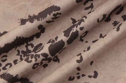 Halter self tie hollow out tiger print pant set  | Festival Outfits Women