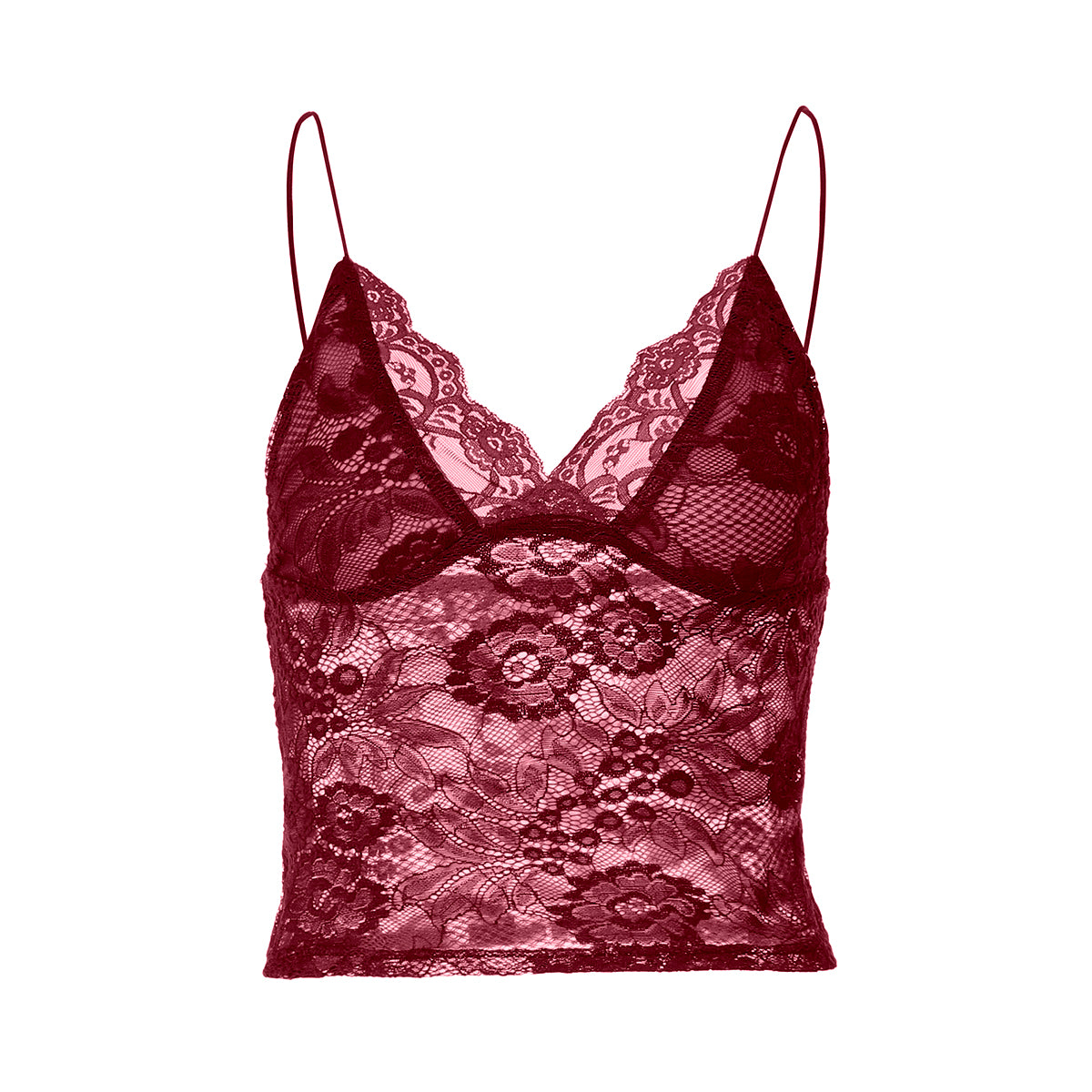 V neck lace backless spaghetti strap top  | Festival Outfits Women