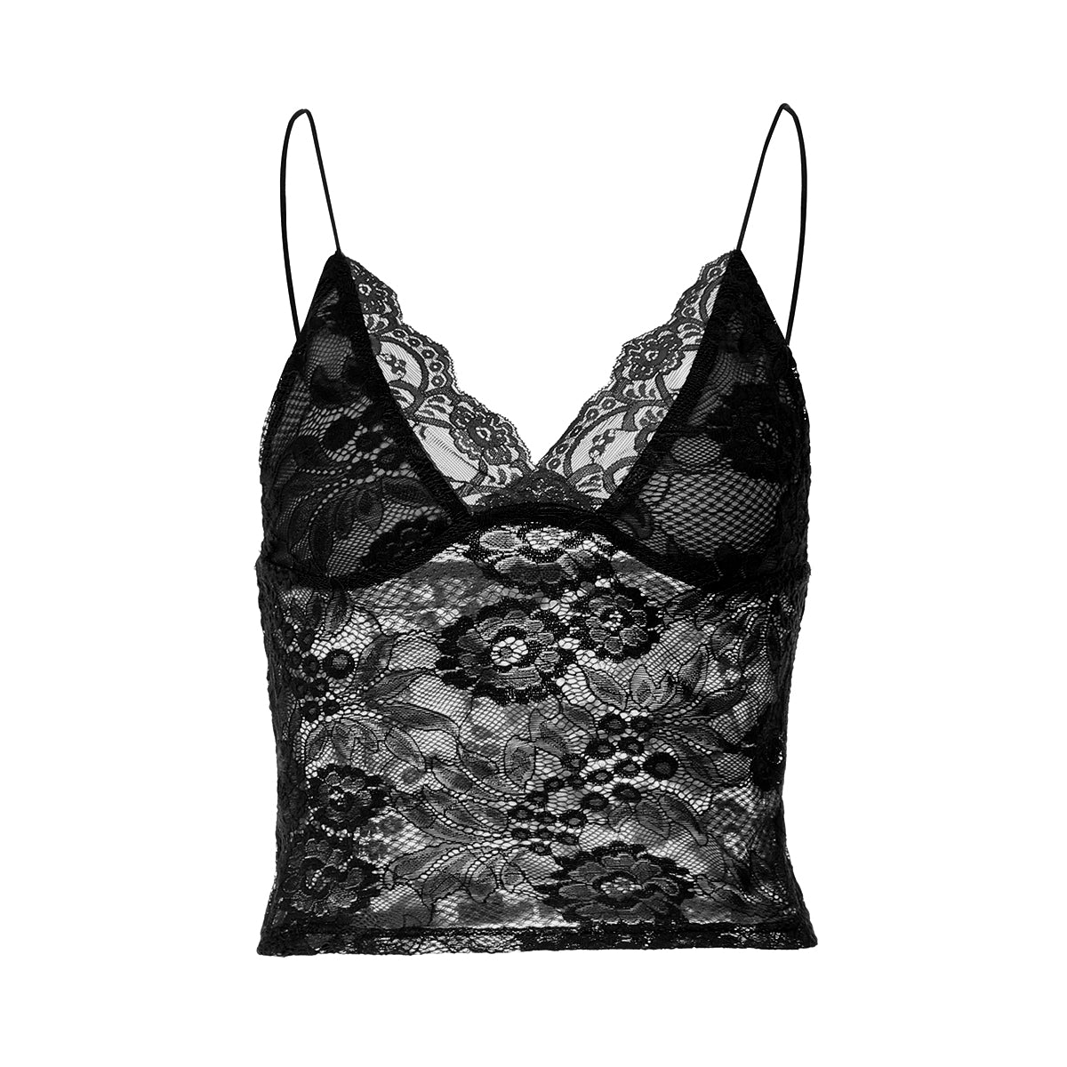 V neck lace backless spaghetti strap top  | Festival Outfits Women