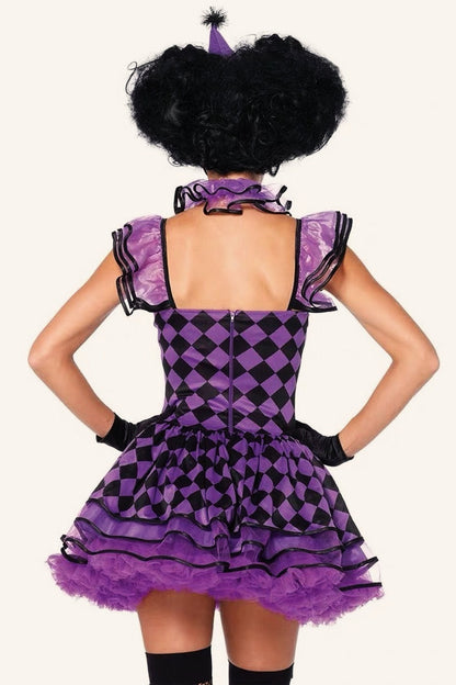 Vampire Circus Clown Halloween Costume